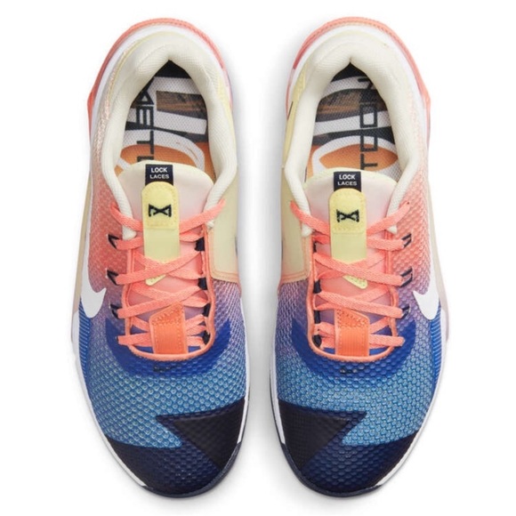 Nike Metcon 7 AMP 'Multicolor' Sunset Pink Blue Unisex Size Men’s 8 Women’s 10 - Picture 5 of 11
